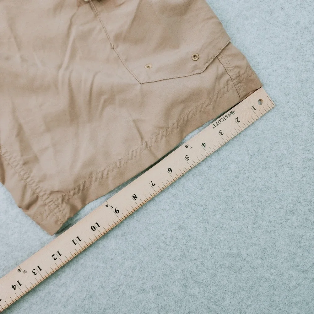 Magellan Outdoors Cargo Shorts Men 38 Tan Fishing Water Repellent 6-Pocket Sport
